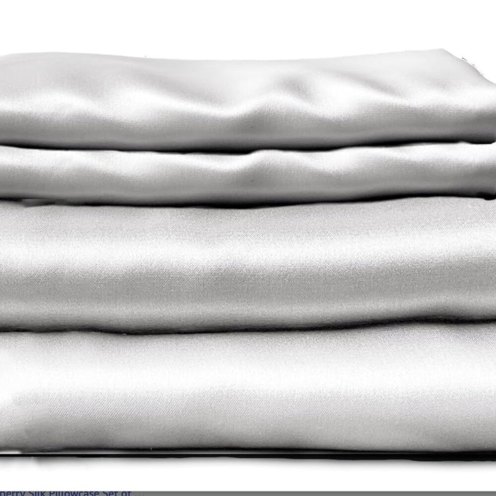 Colorado Home Co SUNDAYSILKS | 100% Mulberry Silk Bed Sheets | King Size | 4PC S